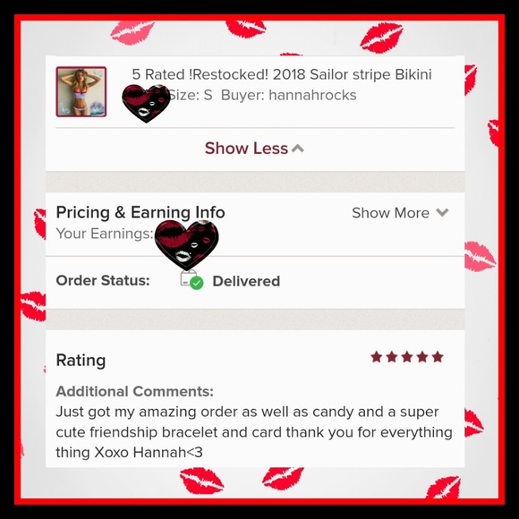 New 2020 Bustier-Style Striped Print Bikini Sz: XL - Picture 5 of 5